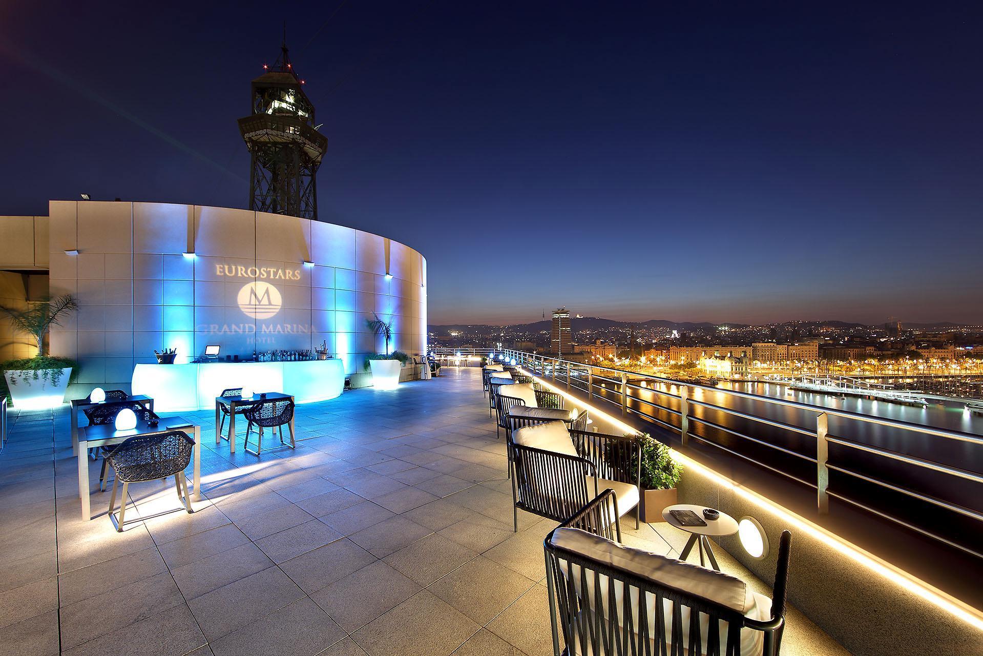 Eurostars Grand Marina Hotel GL Barcelona Exterior foto The Sky Bar